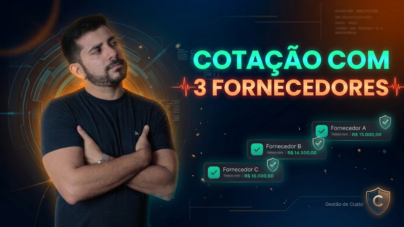 Cotação com 3 Fornecedores